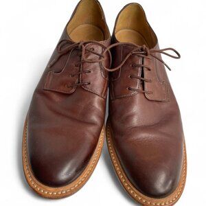 Bostonian Brown Leather Lace Up Oxford Dress Shoes 16501 Men's 12 M